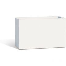 Monacis - Jardinière pot de fleurs rectangulaire en résine 80X35 cm mod. Flowerpot vert