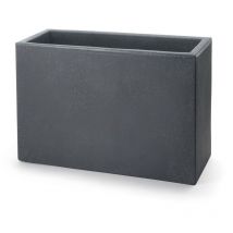 Jardinière Rectangulaire Anthracite 115x50 cm h 50 mod. Schio Cassa
