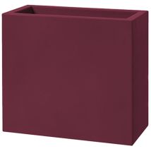 Jardinière haute muret 52L – Plastique rotomoulé – Résistante UV – 79 cm x 70 cm x 39 cm – TERAPLAST