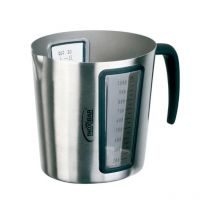 Inoxibar - jarra medidora inoxidable 1 litro , Jarra medidora inoxidable 1 litroJarra muy versátil con un sistema de lectura rápida en mililitrosEs