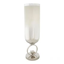 Dkd Home Decor - Jarrón champán cristal aluminio (15 x 15 x 56 cm)