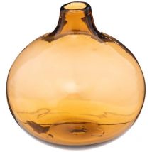 Jarrón para flores - vidrio - ámbar - D12 cm Atmosphera créateur d'intérieur