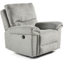 Jasmin - fauteuil relax électrique - en tissu - gris clair