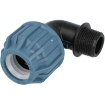 PP-Klemmverbinder 90° Winkel mit ag ø 25 mm x 1 Zoll - dvgw zugelassen - Jason