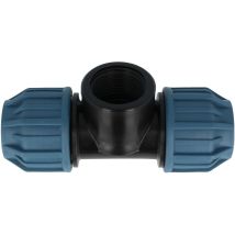 PP-Klemmverbinder T-Stück mit ig ø 40 x 3/4 Zoll x 40 mm - dvgw zugelassen - Jason