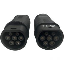 Adaptateur de Connecteur de Charge ev de gb/t vers Type 2, Convertisseur de Recharge pour Véhicules Électriques de gb/t à Type 2 - Jatrhg