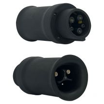 Adaptateur de Tesla vers Type 1, Adaptateur de Charge Tesla Sécurisé Compatible avec les Véhicules Électriques de type 1 (J1772), Jusqu'à 80A 250V,