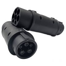 Typ 2 auf Typ 1 EV-Ladeanschluss-Adapter, Konverter für das Laden von Elektrofahrzeugen von IEC62196 auf sae J1772. - Jatrhg