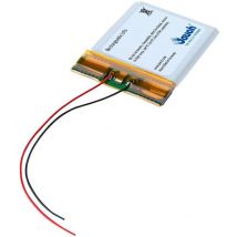LP502243JU Batteria ricaricabile speciale Prismatica con cavo LiPo 3.7 v 450 mAh - Jauch Quartz