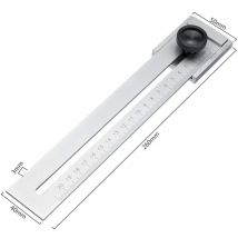 Linghhang - Jauge de marquage de 0-200 mm/0-250 mm Outil de mesure de 0,1 mm Outil de calibrage de 0.1 mm (200 mm)