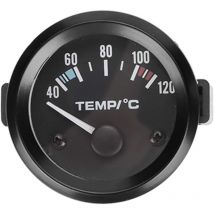 Jauge de température d'eau électrique, 12 v cc 2 '40 °C - 120 °C Jauge de température d'eau numérique led de camion de voiture universelle