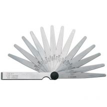 Jauge d'Épais. : de précision, Nombre de lames : 20, Long. de la lame 100 mm