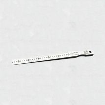 Jauge d'épaisseur en forme de coin Jauge d'épaisseur à coin Jauge d'écart Jauge conique Gap Feeler Wedge Jauge Outil de mesure des écarts pour la