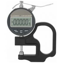 Jauge d'épaisseur numérique, Mesureur d'épaisseur électronique avec grand écran LCD, Outil de mesure d'épaisseur pour ruban de tissu en papier, avec