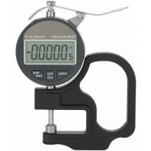 Jauge d'épaisseur numérique, Mesureur d'épaisseur électronique avec grand écran lcd, Outil de mesure d'épaisseur pour ruban de tissu en papier, avec