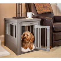 Finca Casarejo - Jaula para Perros Confort Modelo Arkansas - Perrera de Interior - Cuatro Colores y Tres tamaños a Elegir (Gris, s