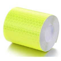 Serbia - Jaune Fluorescent 5cm 3M pour coller et couper - ruban réfléchissant résistant aux intempéries - ruban adhésif d'avertissement,