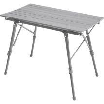 Jawinio - Campingtisch Klappbar Falttisch Höhenverstellbar Aluminium Silber