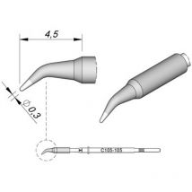 Jbc - Tools Lötspitze Abgeschrägt, Spitzform Spitzen-größe 0.3 Mm Inhalt 1 St.