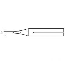 JBC - Pointe de fer à souder T10D 2x1mm pour fer à souder à l'étain 30ST/40ST/SL2020/