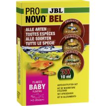 Fischfutter Pronovo Bel Flakes Baby Aufzuchtfutter-set 3 X 10 Ml Fischfutter - Jbl