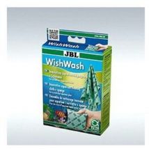 JBL Reinigungstuch und Schwamm für Aquarien – 100x100mm Schwamm, 400x570mm Tuch – Ideal zur Entfernung von Algen und Schmutz
