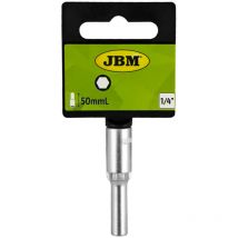 JBM - Vaso hexagonal de ¼' 50mm. de largo de 11mm. 10096