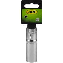 13258 douille 1/2 6 pans 75MM long, 22MM, chrome - JBM