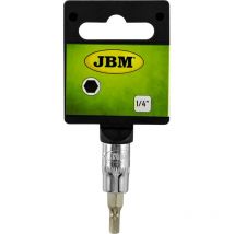 Insert de tournevis hexagonal de 3 mm. Chrome JBM 13374