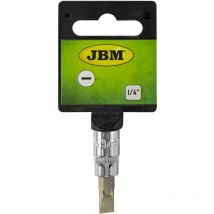JBM - Flacher Schraubendreher-Einsatz (sl) 7mm. Chrom 13381