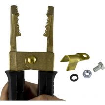 JBM - starterkabelklemme - messing - schwarz 14148