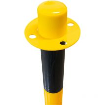 Kunststoffkettenpfosten - gelb/schwarz JBM 53940
