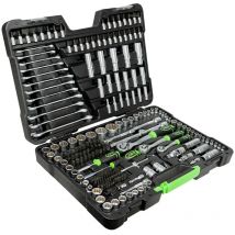 Mallette à outils galvanisée de 216 pièces avec 12 bords JBM54250