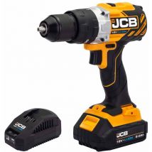 JCB - 18V brushless combi drill 1X 2.0AH lithium-ion battery