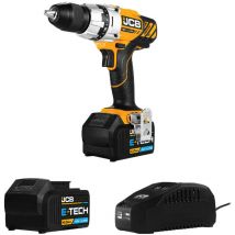 Jcb Tools - jcb 18V Drill Driver with 4.0Ah Lithium-ion Battery and 2.4A Fast Charger