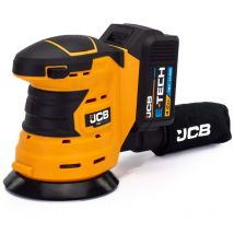 18V Orbital Sander 4.0ah Lithium-Ion Battery and charger in 20' kit bag - JCB
