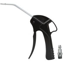 JCB - Druckluft Ausblaspistole mit schlagfestem Gehäuse und langer Aluminium-Düse