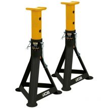 JCB - Juego de soporte para gato automático, base grande para una máxima estabilidad. Bloqueo para camiones (soporte de gato 2T)