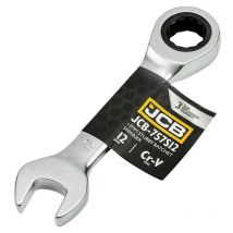 Klucz oczkowy z grzechotką krótki 12mm - JCB