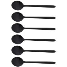 Cuillère à café Anuradha noire – Acier inoxydable – 14 cm – Jean Dubost
