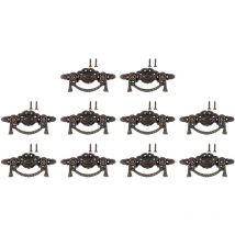 Jeffergarden 10 ensembles de poignées de porte d'armoire de tiroir de cuisine, boutons de meubles, quincaillerie de placard, poignées de traction