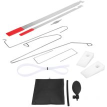 Jeffergarden 10 Uds. Llave Universal para puerta de coche, bloqueo perdido, desbloqueo de puerta de emergencia, herramientas abiertas con cuña para