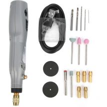 Jeffergarden - 12W 15000r/min broyeur électrique bricolage usb 3.7V Mini gravure stylo de sculpture sur bois pour le polissage de la sculpture sur