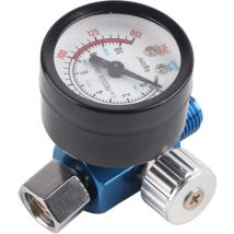 Jeffergarden - 1/4-Zoll-Sprühlackpistole, Luftdruckregler, Manometer, pneumatisches Werkzeugzubehör
