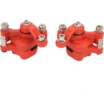 Trier de Frein à Disque Remplacement de L'étrier de Frein Avant et Arrière 2PCS Étrier de Frein Rouge Étrier de Frein de Voiture de Sport Pour 47cc