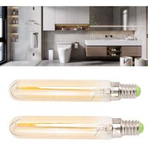 2 Stück LED-Röhrenbirne 4 w E14 2300 k Röhrenlichtlampenbirnen T20 x 120 220-240 v für Beleuchtung - Jeffergarden