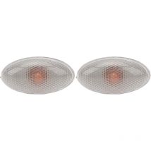 Rosvola - Jeffergarden 2 uds luz led de posición lateral brillante 12V 632574 reemplazo de lámpara indicadora para Peugeot 206 407 607