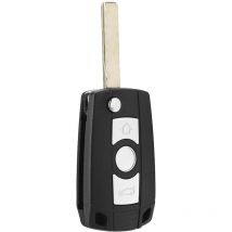 Jeffergarden - 3 boutons de voiture à distance Flip Key Fob Case Blade Cover Shell Fit pour 1 3 5 7 Series X3 X5 Z3 Z4