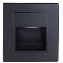 Jeffergarden - 3 pièces lampe de marche 1.5W 3000K blanc chaud éclairage doux intégré lampe de marche d'escalier pour chevet couloir escalier