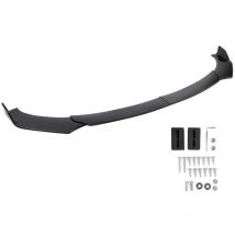 Jeffergarden 4 pezzi di paraurti anteriore per auto, divisore per labbra, pale per corpo, protezione, accessorio universale modificato per auto